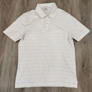 Original Penguin men's multi-stripe polo shirt, size S